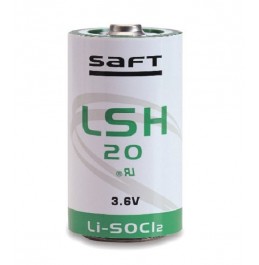  SAFT LSH20 3,6V D liitium